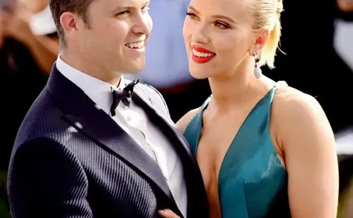Scarlett y su esposo. Foto: (Getty)