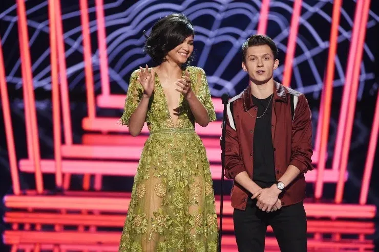 Zendaya y Tom Holland en 2017 (Getty)