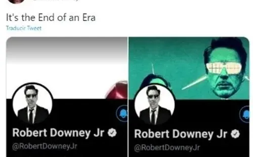 El tweet que descubrió el cambio de foto de Twitter.