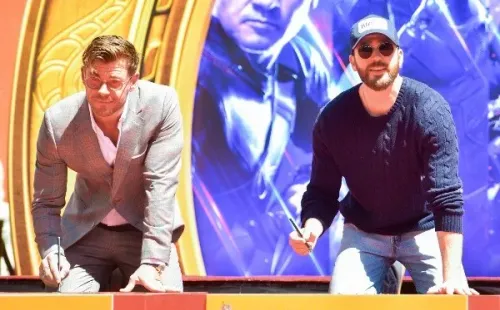 Chris Evans y Chris Hemsworth. Foto: (Getty)