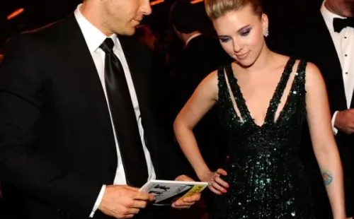 Scarlett Johansson y Ryan Reynolds. Foto: (Getty)