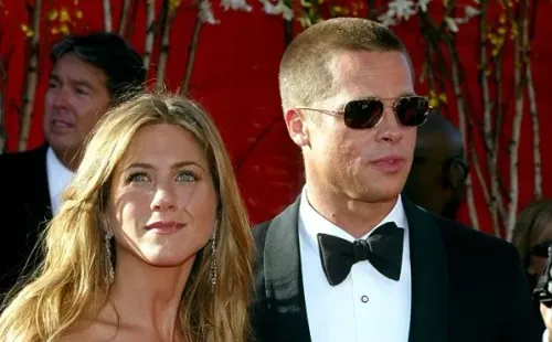Jennifer Aniston y Brad Pitt. Foto: (Getty)