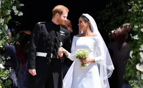 Los duques el día de su boda. Foto: (Getty)