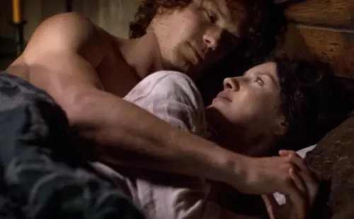 La química de Jamie y Claire es inigualable. Foto: (Starz)