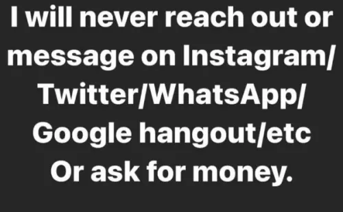 El pedido de Heughan.