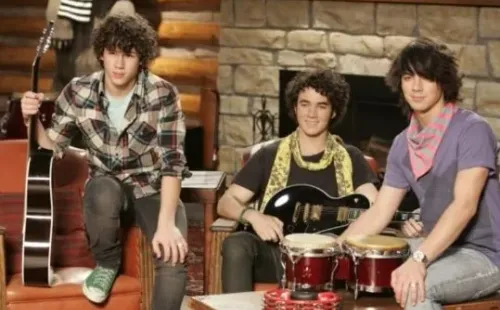 Los Jonas en Camp Rock. Foto: (IMDB)