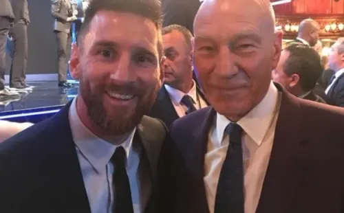 “Conocí a un dios esta noche”, escribió Patrick en sus redes. Fuente: (Patrick Stewart)