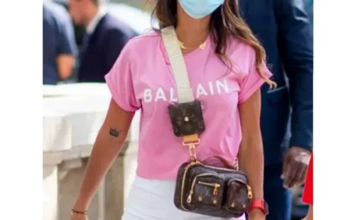 Antonella Roccuzzo en París.