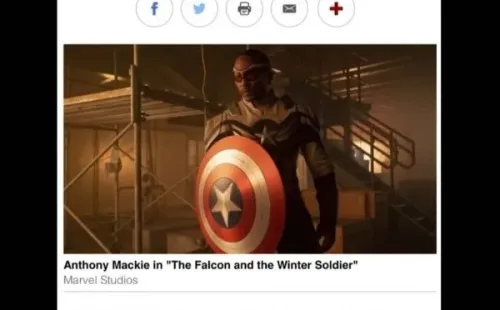 La felicitación de Sebastián Stan en Instagram.