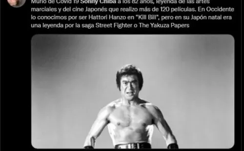 sonny chiba despedido en twitter 1