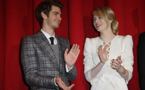Andrew Garfield y Emma Stone. Foto: (Getty)
