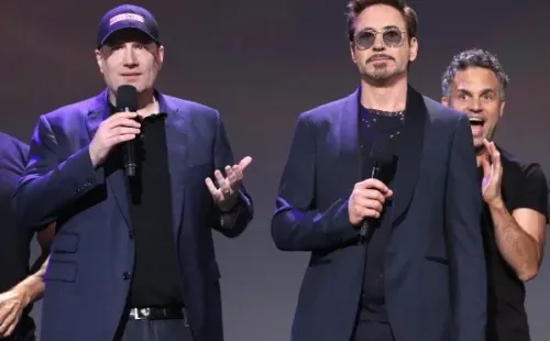 Kevin Feige y Robert Downey Jr. Foto: (Getty)