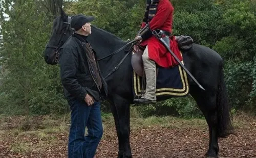 Tobías Menzies como Black Jack Randall. Foto: (Starz)