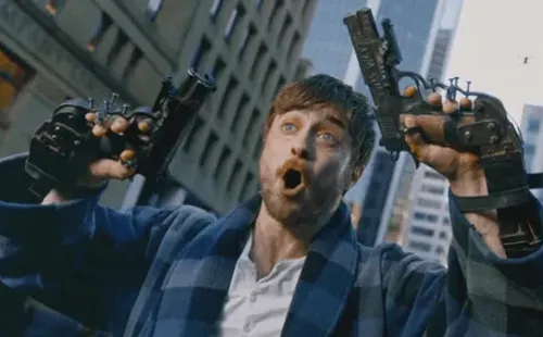 guns akimbo daniel radcliffe