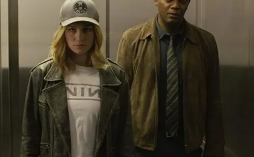 brie larson capitana marvel mcu samuel l jackson nick fury