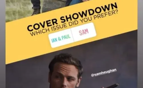 La burla de Sam Heughan.