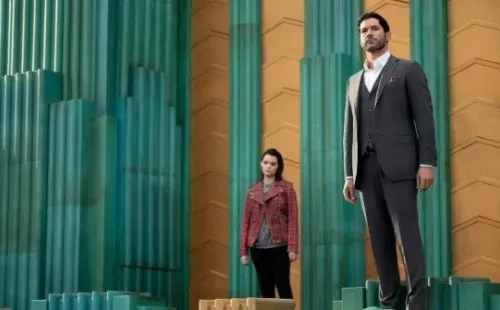 Lucifer y Rory. Foto: (Netflix)