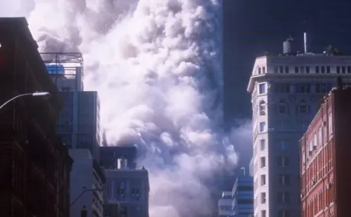 Las Torres Gemelas en llamas. Foto: (Getty)