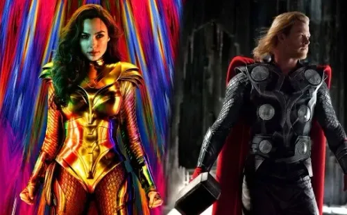 thor wonder woman chris hemsworth gal gadot marvel dc