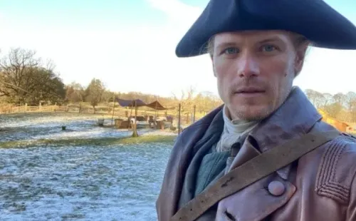 Sam Heughan en la piel de Jamie Fraser. Foto: (@samheughan)