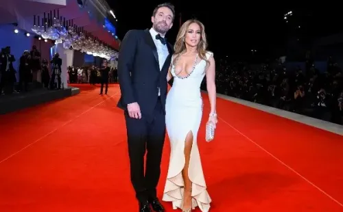 Ben Affleck y JLO en Venezia. Foto: (Getty)
