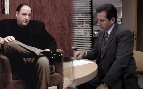 los soprano james gandolfini the office steve carell