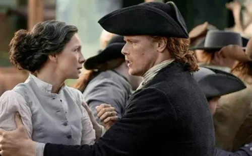 Sam Heughan y Caitriona Balfe. Foto: (IMDB)
