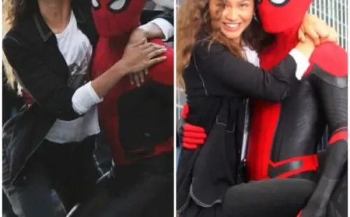 Tom Holland y Zendaya. Foto: (IMDB)