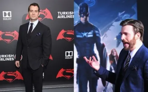Henry Cavill y Chris Evans. Foto: (Getty)