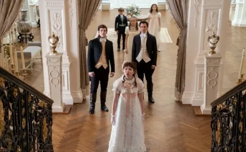 Parte del interior de Bridgerton House. Foto: (Netflix)