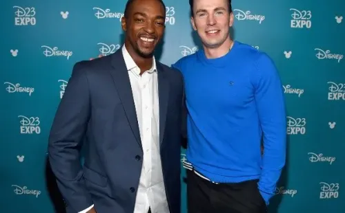 Chris Evans y Anthony Mackie. Foto: (Getty)