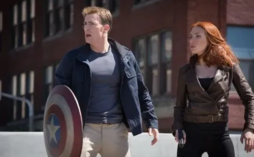 captain america: the winter soldier chris evans scarlett johansson