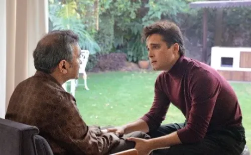Luis Miguel y Hugo López en sus últimos momentos. Foto: (Netflix)