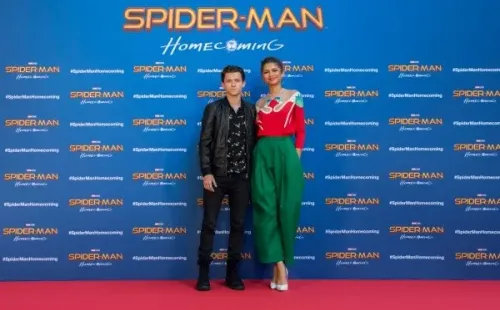 Tom Holland y Zendaya en la premiere de Homecoming. Foto: (Getty)