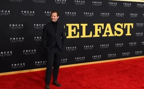Jamie Dornan en la premiere de Belfast. Foto: (Getty)