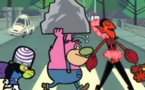 Los Villanos recrean la portada del álbum Abbey Road (Foto: Cartoon Network vía Fandom)