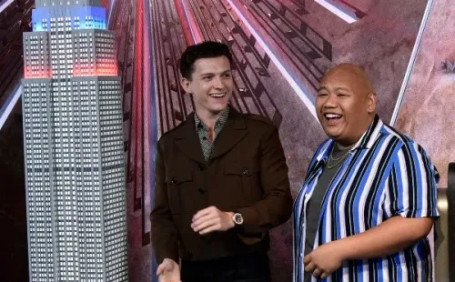 Tom Holland y Jacob Batalon. Foto: (Getty)