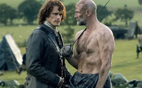 Sam Heughan y Graham MacTavish en Outlander. Foto: (IMDB)