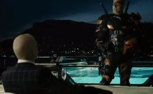 Lex Luthor y Slade Wilson. Foto: IMDb.