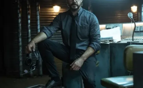 Álvaro Morte en su papel de El Profesor. Foto: (Netflix)