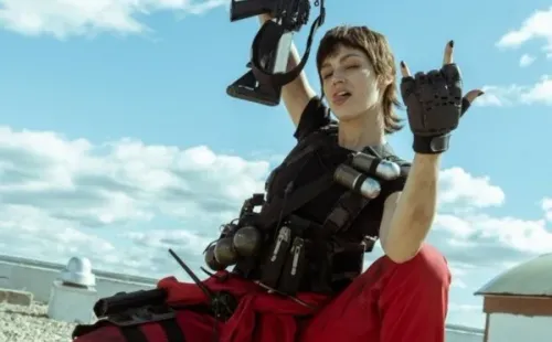 Úrsula Corberó en La Casa de Papel. Foto: (Netflix)