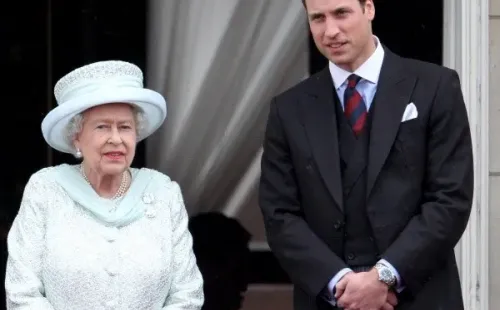 Isabel II y el Príncipe William. Foto: (Getty)