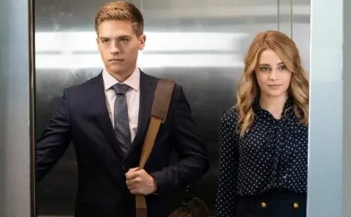 Josephine Langford y Dylan Sprouse. Foto: (IMDB)