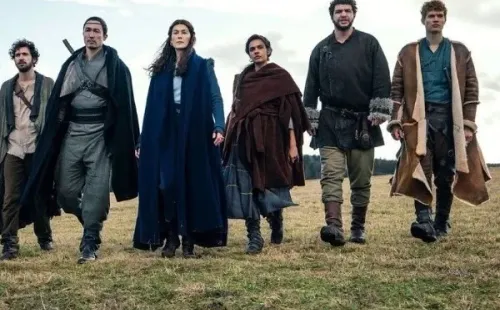 Los protagonistas de La Rueda del Tiempo. Foto: (Prime Video)