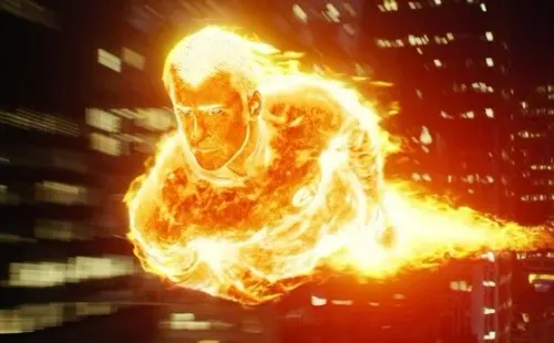 Johnny Storm en acción. Foto: IMDb.