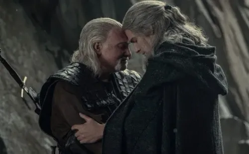 Vesemir y Geralt. Foto: (Netflix)