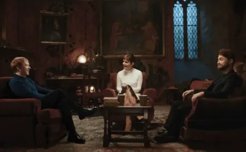 Reencuentro de Daniel Radcliffe, Emma Watson y RupertGrint