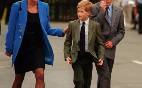 Lady Di con William y Harry. Foto: (Getty)