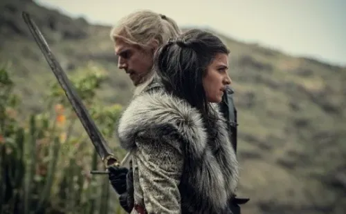 Geralt de Rivia y Yennefer. Foto: (Netflix)
