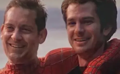 Andrew y Tobey en No Way Home. Foto: (IMDB)